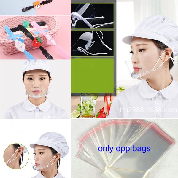 

transparent catering special food hygiene plastic kitchen smile restaurant spray saliva chef masks jllsqj xjfshop 2 nt69s, Black