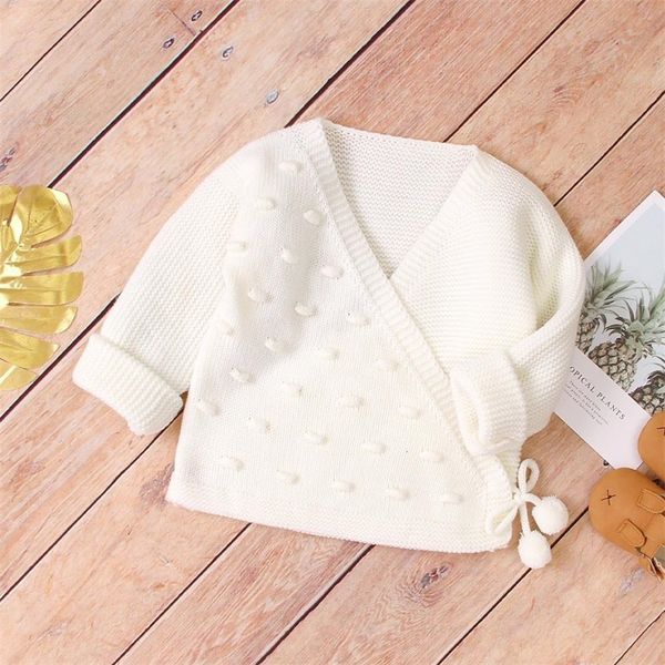 

baby sweaters autumn solid knitted newborn bebes sweater jumper winter infant kids boys girls knitwear jackets coats long sleeve y200901, Blue
