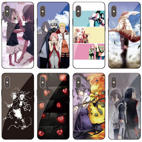 

3fd3edxapplicable to naruto glass case for iphone 12 huawei glory red rice 10vivsdf6g