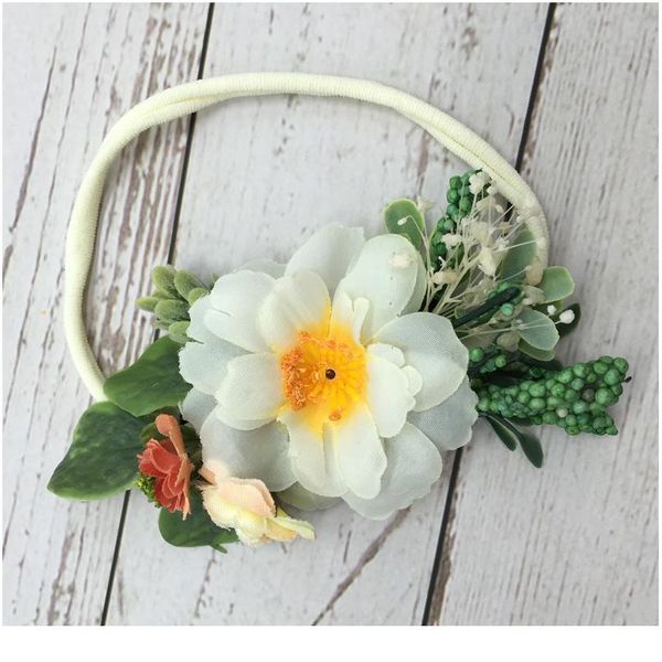 

baby flower hair band floral flower crown newborn baby elastic headband garland pgraphy hair accessories flowe jllpag