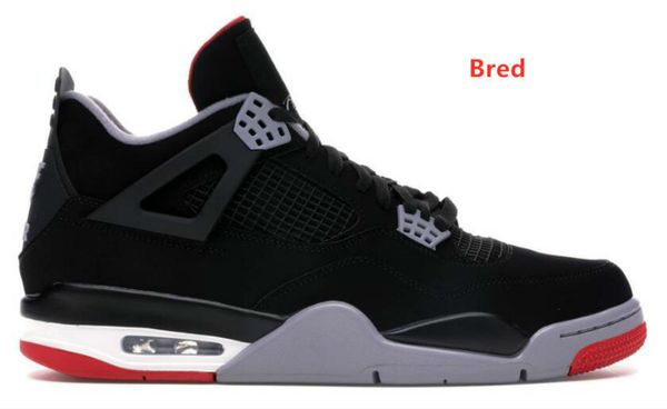 

new quality 4s 2019 bred white cement cactus jack toro bravo basketball shoes men 4 tattoo fire red outdoor sneakers with box