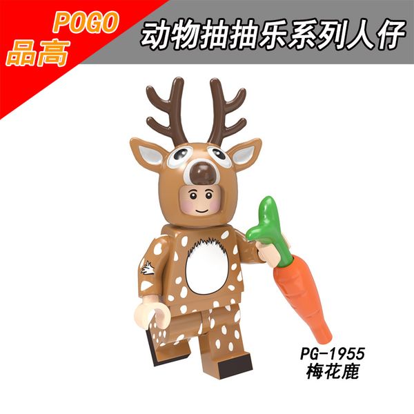 

cute cartoon animal building block toy lovely deer building block toy kid christmas gift 8 styles