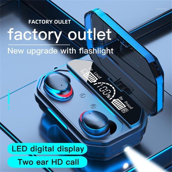 

earphones bluetooth headset wireless in ear mini earbuds with 2000ma charging box gaming earphone touch bluetooth headphones 41