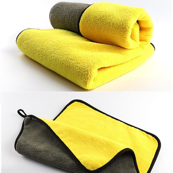 

5pcs car washing towels care thick plush microfiber drying polishing towel car cleaning cloth home cleaner car accessories h sqcwdt