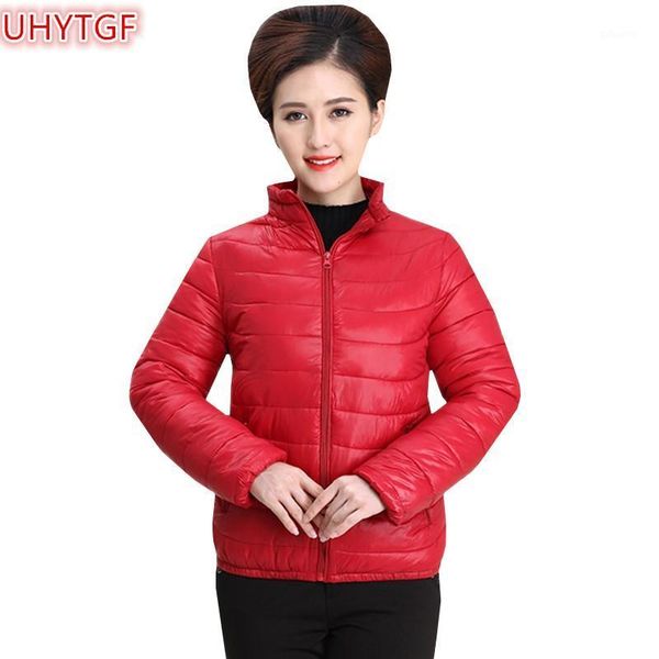 

uhytgf winter ladies jacket cotton coat 2020 4xl plus size thin down cotton short paragraph female jacke fashion women's coat1661, Black
