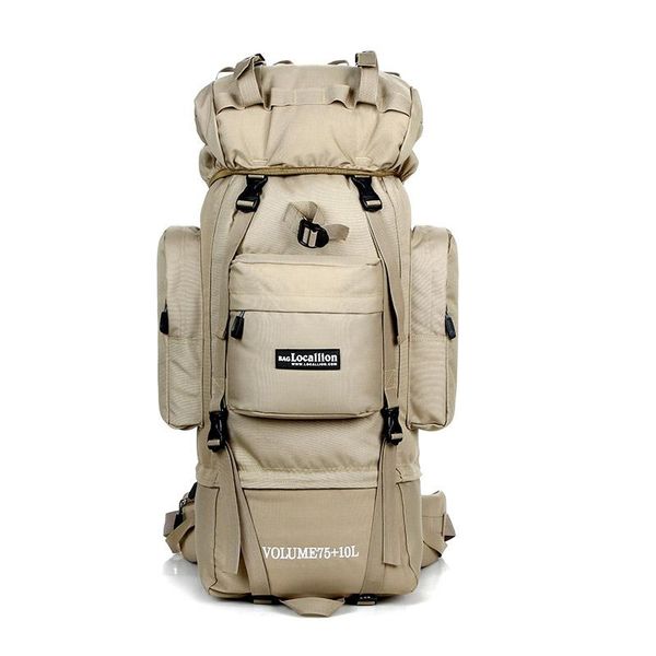 

large 85l outdoor backpack travel multi-purpose climbing backpacks hiking big capacity rucksacks camping waterproof sports bags