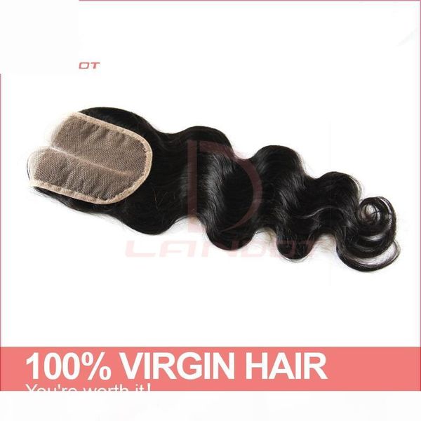 

grade 6a malaysian virgin hair lace closure middle 3 part closures human hair extensions body wave natural color human hair closure, Black;brown