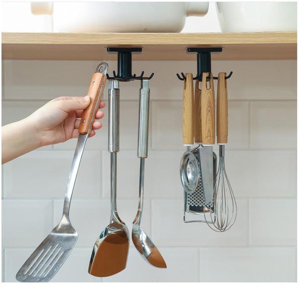 

kitchen hook organizer cupboard storage cabinet shelf bathroom hanger wall dish drying rack holder for lid cooking acc wmthrc