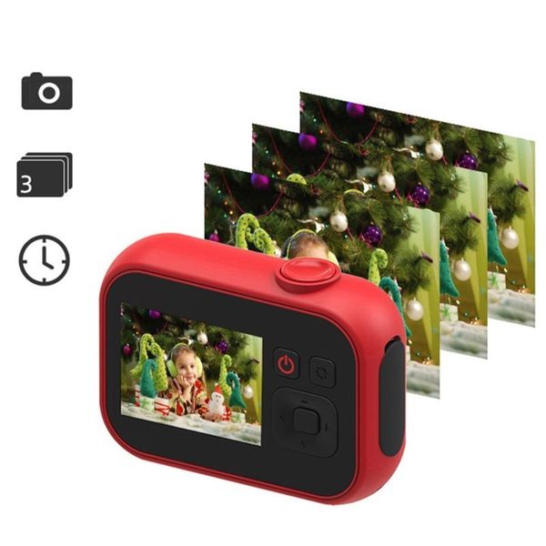 

cartoon portable kids mini digital camera 2inch high definition screen children educational toys lj200907