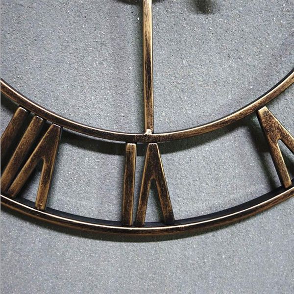 

large wall clock saat oversized watch reloj pared horloge duvar saati luxury art big gear metal vintage living room wmtmpg xhhair