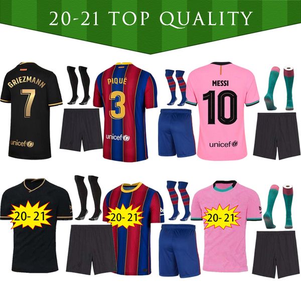 

вентиляторы версия soccer jersey 20 21 camiseta de futbol ansu fati 2020 griezmann suarez mailoots de футбольная рубашка для взрослых + детс, Black;yellow