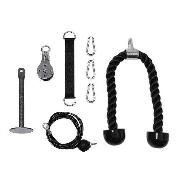 

fitness pulley cable machine arm triceps strength training gym workout equipment for effective working-out accessories