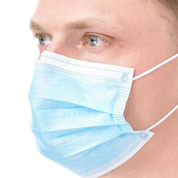 

unisexand shipping protection disposable 3-layer personal health mask with earloop mouth face sanitary masks