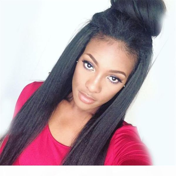 

promotion cost price italian yaki full lace wig with baby hair glueless lace front virgin human hair wigs for black women