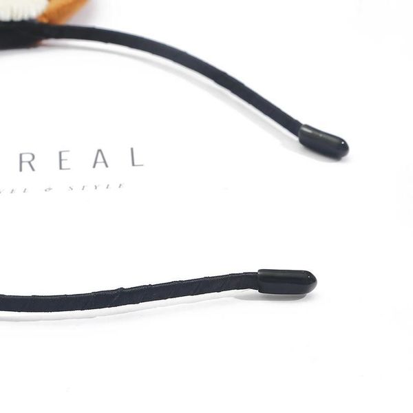 

merry christmas iron metal hair hoop headbands for women party gift christmas hair clips styling red hairband hair acc qylpmg, Black;brown