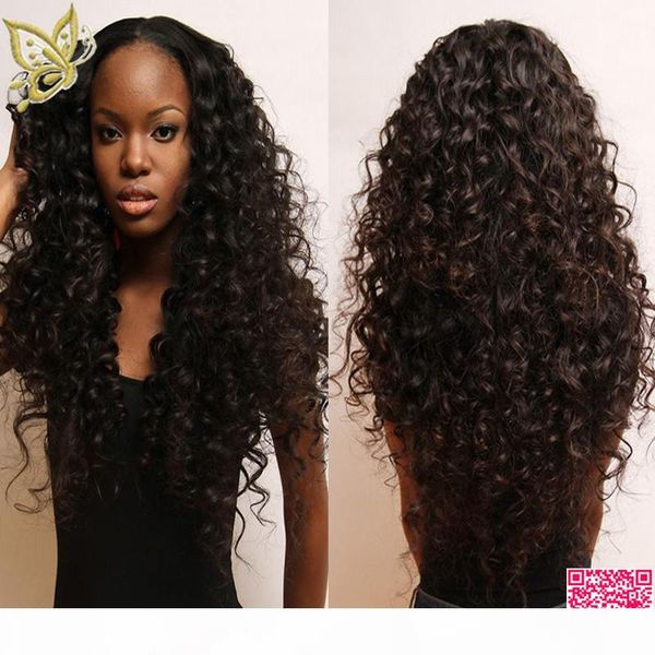 

deep curly human hair u part wigs glueless upart human hair wig brazilian hair loose curly unprocessed u shaped wig for black women, Black;brown