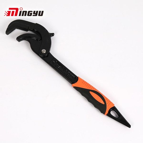 

14-30 / 30-60mm universal key pipe wrench open end spanner set high-carbon steel snap n grip tool plumber multi hand tool