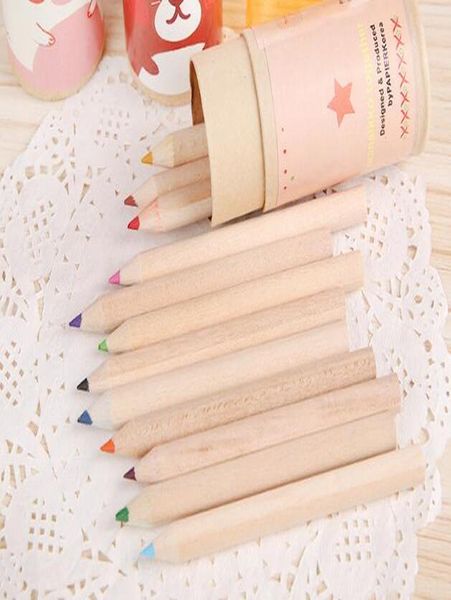 

12 цветов красочные гелевые чернила ручка канцелярские товары детское подарок цвет ручка ребенка каракули игрушка с карандашной точилками ly