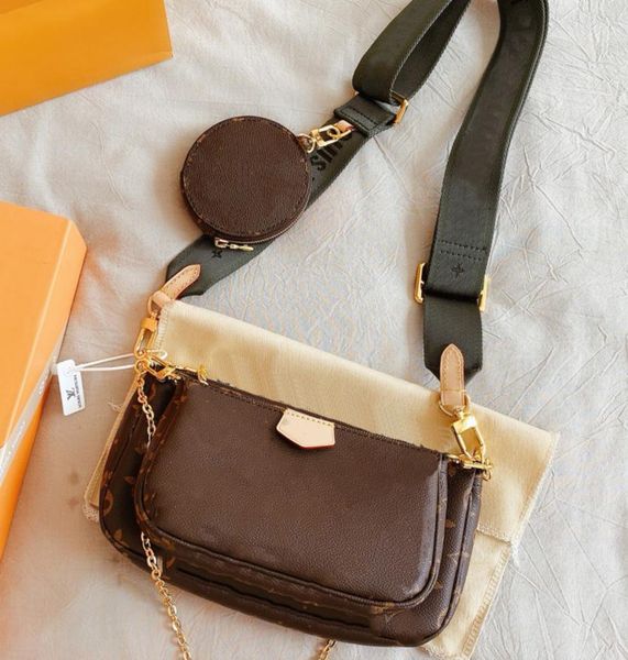 

designer handbags wallet duffle femme sacs purses womens bag wallet pochette 3set multi luxury selling holder card vmrig