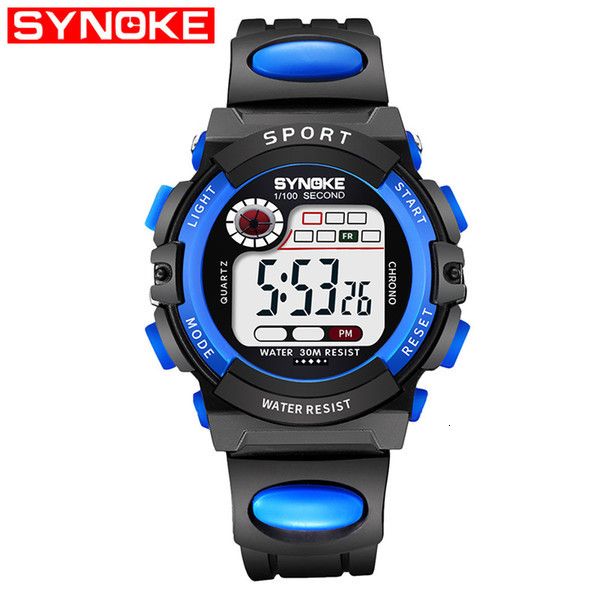

sport synoke digital children led boys watch girls electronic multifunction luminous gift party
