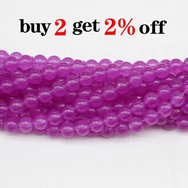 

4 6 8 10 12 mm light purple quartz crystal stone round beads loose spacer bead for jewelry making findings diy h jllcvs