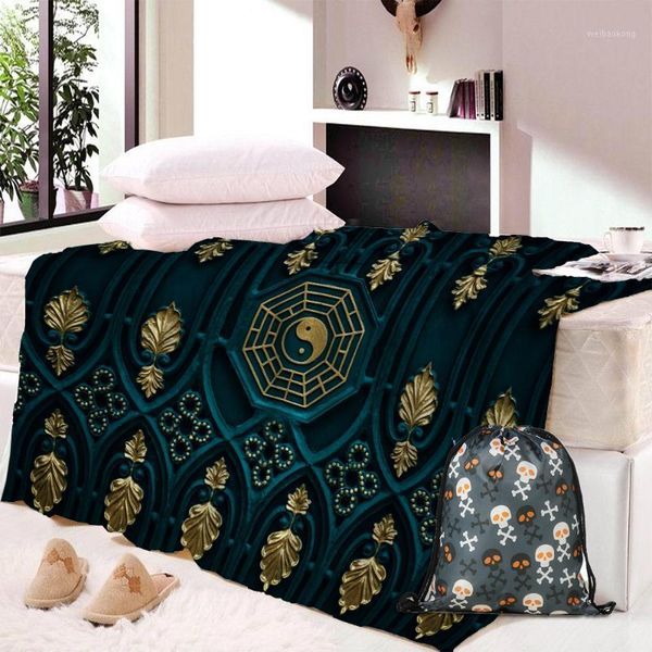 

blankets throw blanket gradient toned chakra centers spiritual power universe harmony religious design warm microfiber dropship1