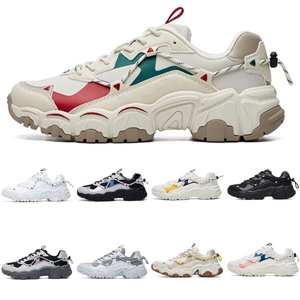 

2022 classics mens women casual shoes platform sneakers fashion fluid black white grey green rose gold tennis trainers jogging walking casua