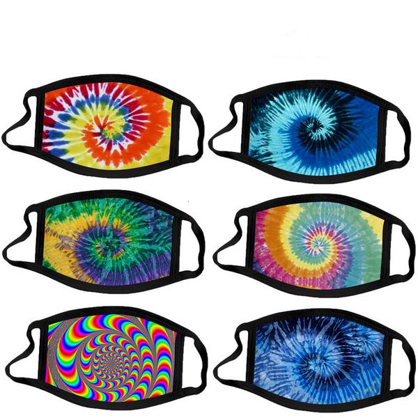 

anti 3d face men women kid mouth dust washable outdoor sun uv shade protective fashion designer tie-dye mask