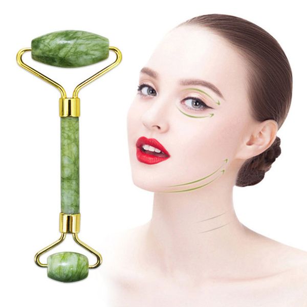 Escultura corporal Slimming portátil xiUyu jade Face Massager rolando mulher natural mulher beleza jades Stone Face Muscle Stimululs Massagem facial Anti rugas ZL0055