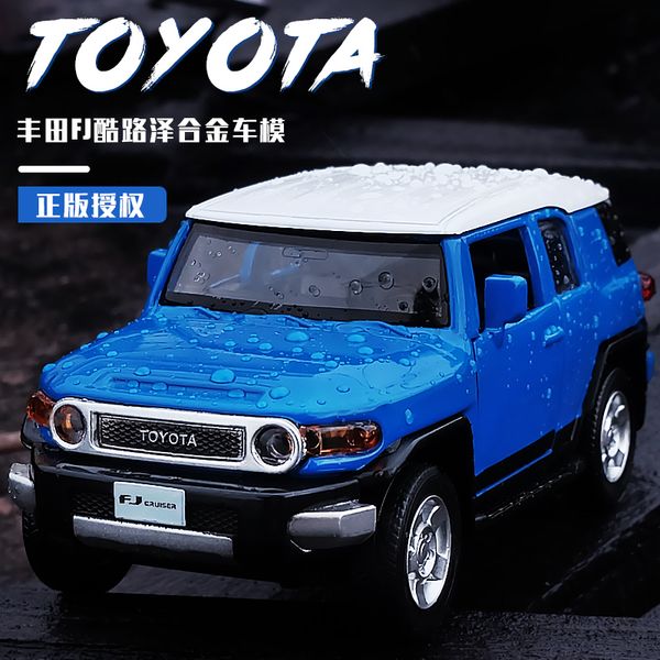 

metal toyota domineering rand cooluze suv alloy model children's toy car boy
