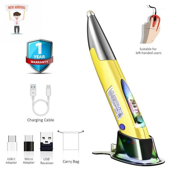 

mice accessories ergonomic wireless optical mouse pen mini 2.4g usb pocket rechargeable right left hand portable home office1