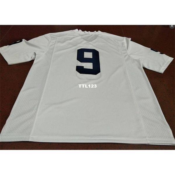 

121 #9 white navy no name penn state nittany lion alumni college jersey size s-4xl or custom any name or number jersey, Black
