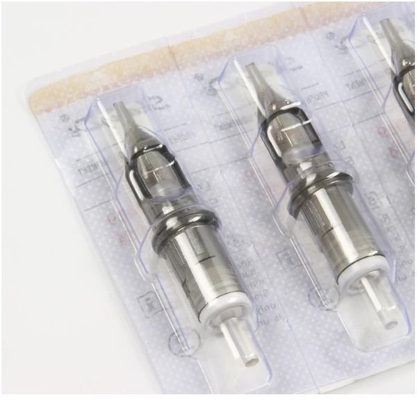 

tattoo cartridge needle 10pcs rl/m1/rm professional disposable semi-permanent eyebrow lip makeup needles for tattoo mac qylxrj