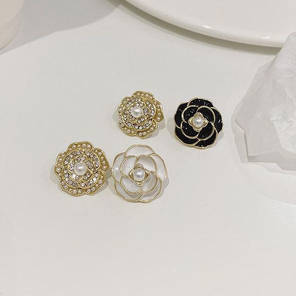 

stud shiny side fashion brand jewelry crystal irregular flower earrings for women gift delicate, Golden;silver