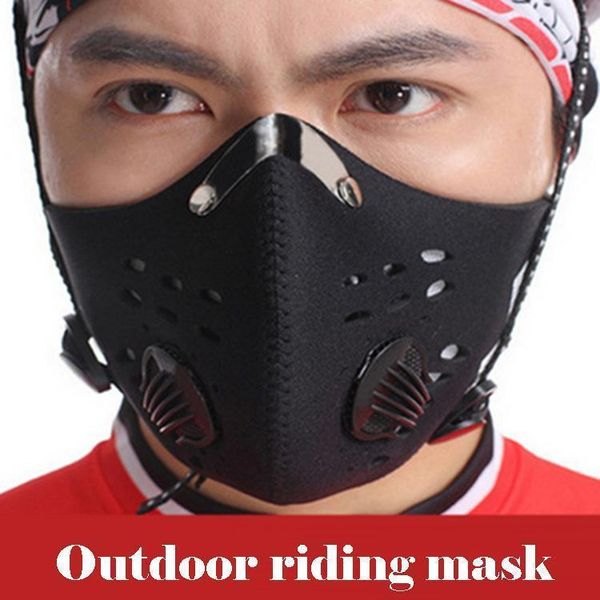

bike outdoor colors sports 3 face riding mountain activated charcoal reusable mask pm2.5 anti-fog haze warm and dustproof