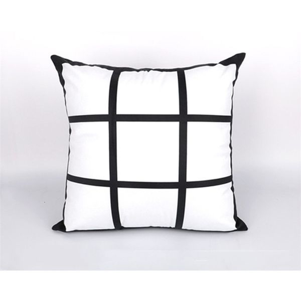

pillowcases blank diy 45cm*45cm heat sublimation pillowslip 9-grid thermal transfer printing polyester pillow case a07
