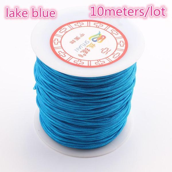 

10meters lot 0.8 1.0mm nylon cord thread chinese knot macrame cord bracelet braided string diy tassels beading string thread h wmtwrt