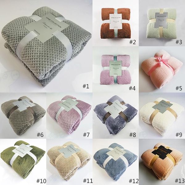 

coral fleece blankets throw blankets pet blanket bedroom living room decorations sofa blanket 13 style hhxd24332