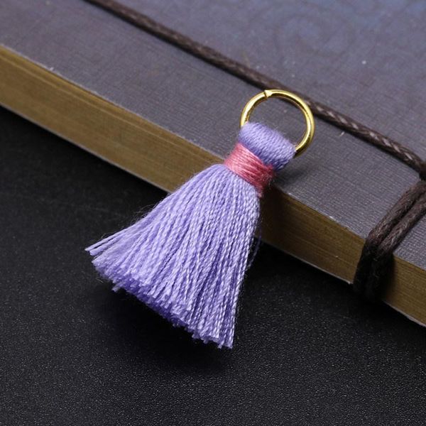 

30pcs 2.5cm mini alloy ring tassels diy pendant jewelry curtain garments decorative accessories key bag pendant craft tassels h sqcovz