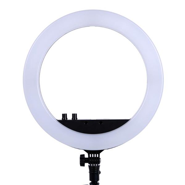 

14 inch p studio lighting 240pcs bulbs led ring light bi-color 3200-5600k pgraphy dimmable ring lamp for portrait,makeup