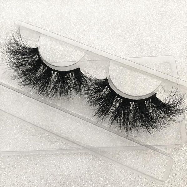 

false eyelashes buzzme 30mm extra length dramatic 3d mink fluffy only tray with lid lashes makeup beauty eyelash