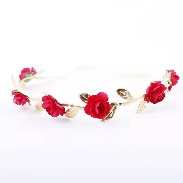 

lovely kids 7 headbands colors sweet baby rose bows headdress band headwrap children hair accessories