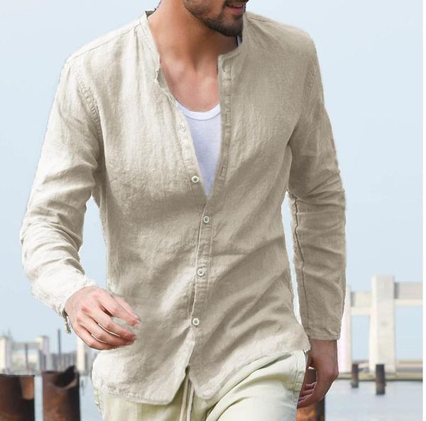 

shirt men long sleeve christmas street wear plus size fashion mens 2019 autumn printing shirt solid casual1, White;black