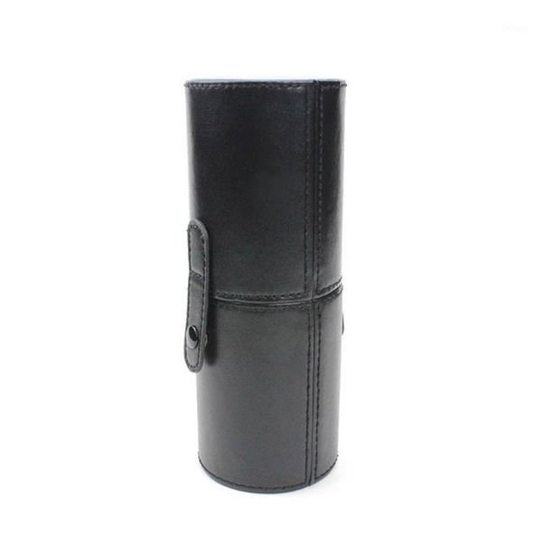 

makeup brush holder pu leather cosmetic cup case pen empty storage boorganizer1