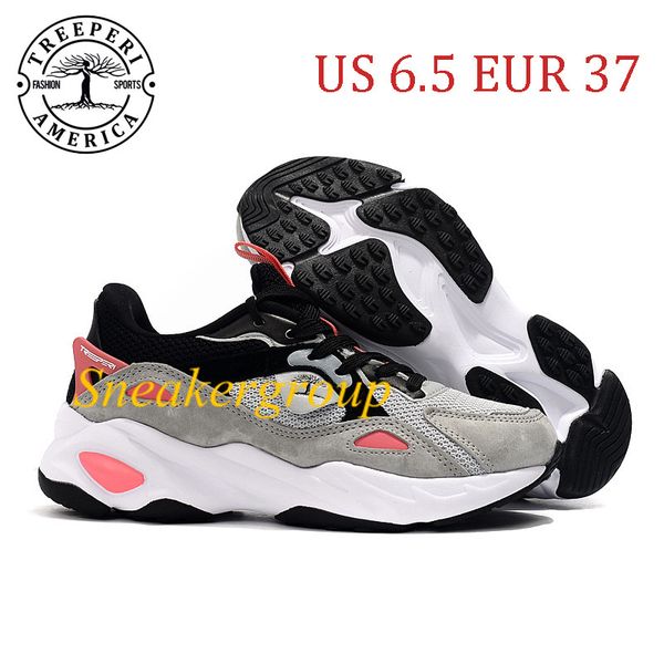 

treeperi fashion chunky 6.0 soft sole running shoes black grey crimson us 6.5 eur 37 for women trainers