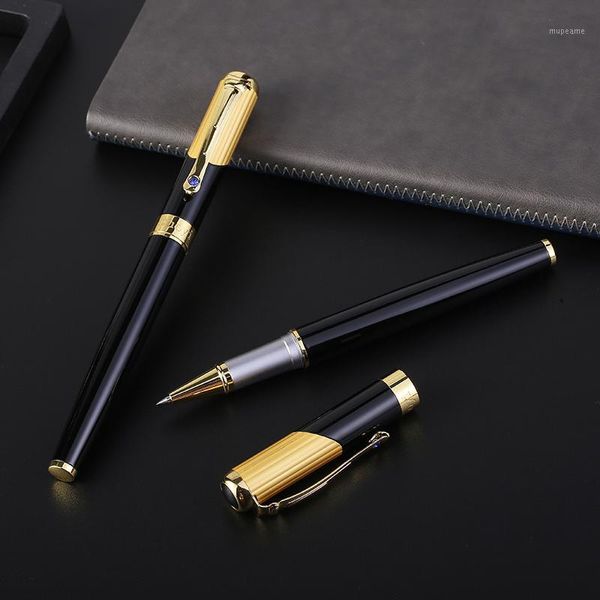 

ballpoint pens guoyi c005 baozhu pen comfortable feel 0.5mm metal high-end business office gifts and corporate logo custom signature pen1, Blue;orange