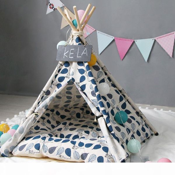

dog house cats bed portable pet beds tent dog crate foldable cat bed dog kennel puppy house teepee gatos cushion