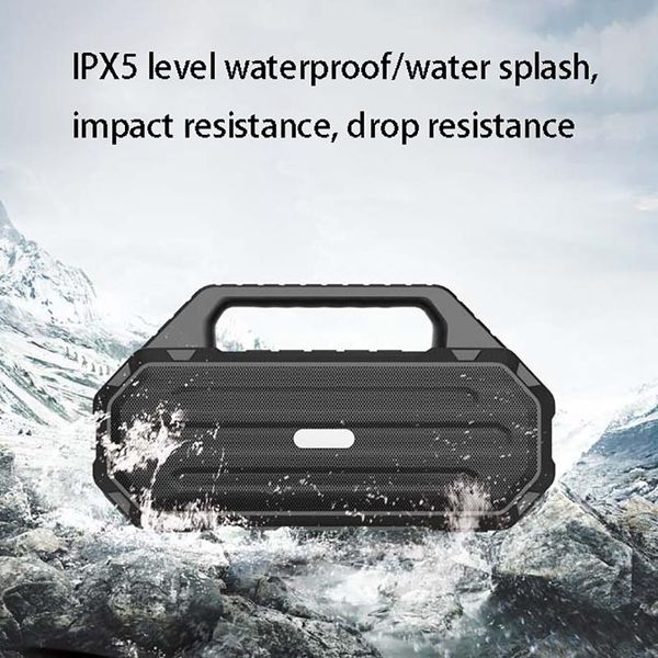 

4000mah bluetooth speakers 30w high power waterproof bass portable outdoor subwoofer music player fm radio tf