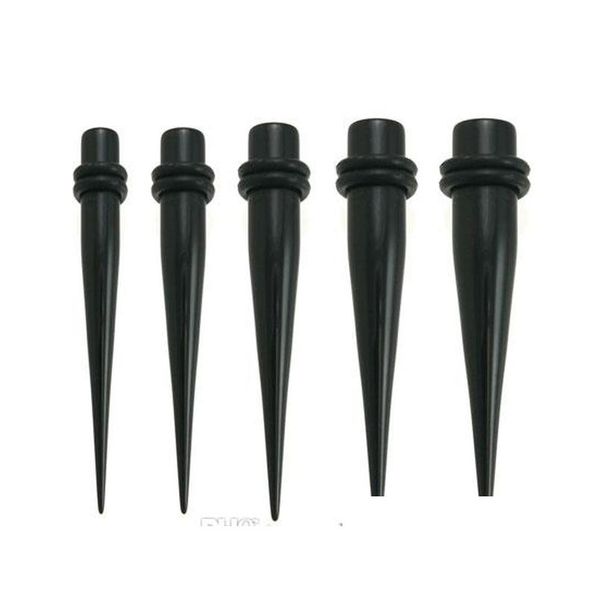 

flesh tunnel p15 mix 9 size 100pcs black piercing sprial solid ear ta jllkwn home003, Silver