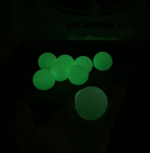 

ceiling balls luminescent stress relief sticky ball glow stick to the wall and fall off slowly squishy glow toys